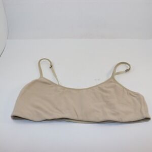 Gap Pullover Wireless Bralette Large Beige Womens Adjustable Strap Comfort